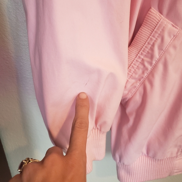 Vintage Country Concepts pink jacket light coat lined 80s women's size small - Picture 5 of 5